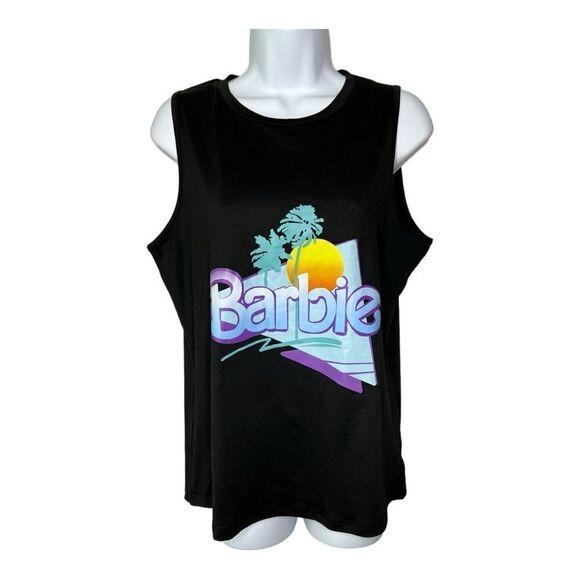 Barbie Graphic Women’s Performance Tank Top L NEW - Picture 1 of 5